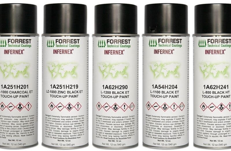 INFERNEX® High Temp Paint Aerosols available for touch up