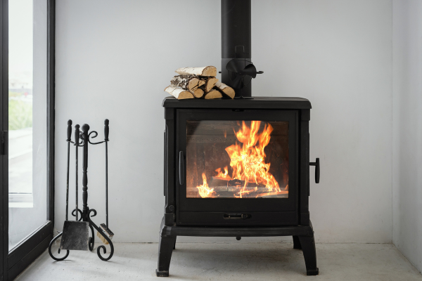 Stove painted with Stove Bright high temp paint for Europe stovebright.eu 